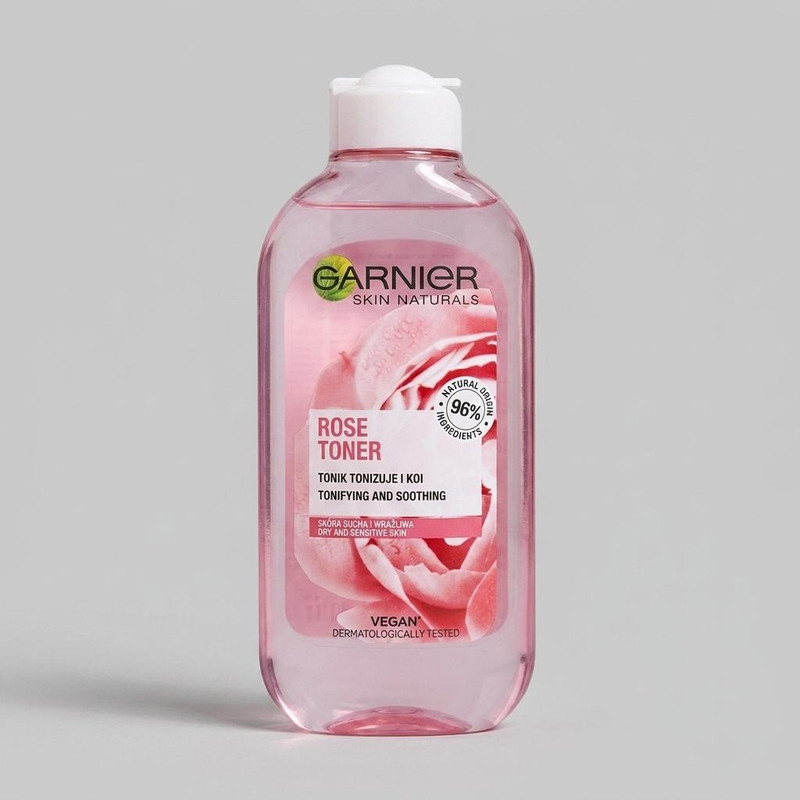 تونر پاک کننده صورت رایحه رز مدل Rose Toner برای پوست خشک و معمولی حجم 200 میلی لیتر