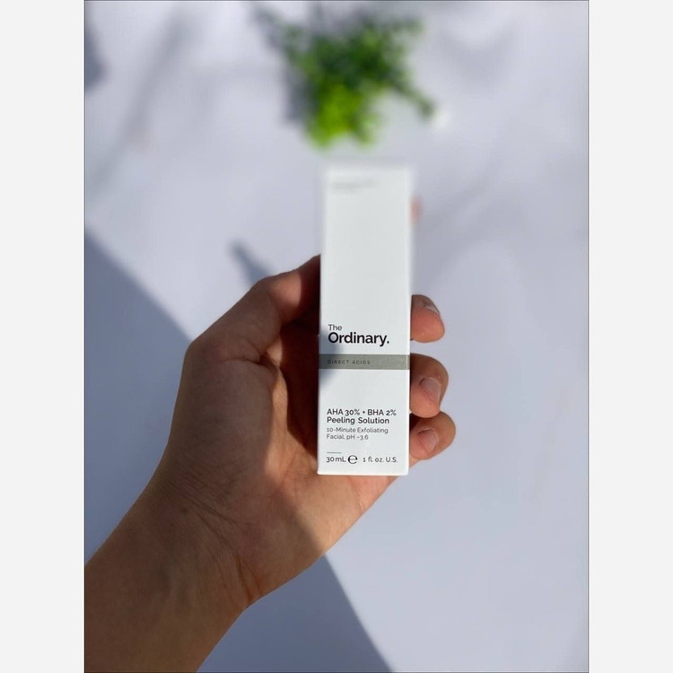 سرم پیلینگ سولوشن برند The Ordinary Peeling حاوی AHA 30% و BHA 2% حجم 30میل