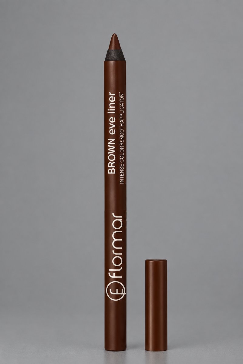مداد چشم فلورمار مدل Waterproof Copper شمعی رنگ قهوه ای
